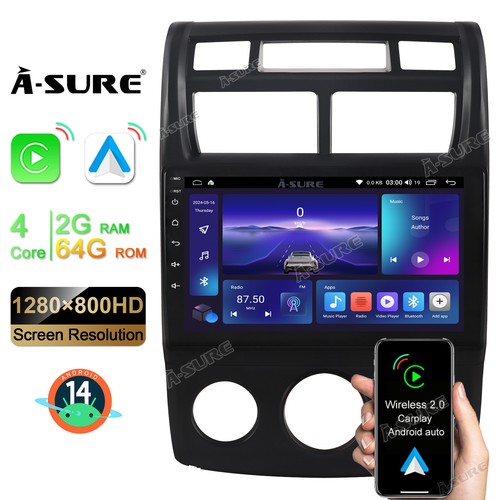 64gb android 14 autoradio - 2+64gb,