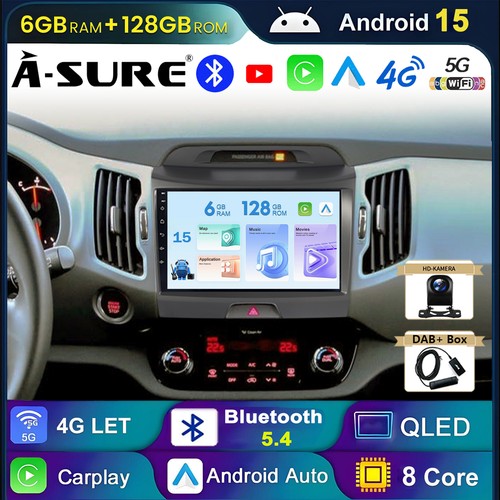 Dab 128gb android 15 - dab+,